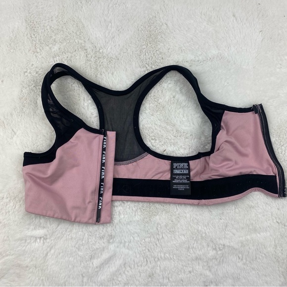 Victoria Secret Pink Ulimate Light Pink Sports Bra - Picture 6 of 7